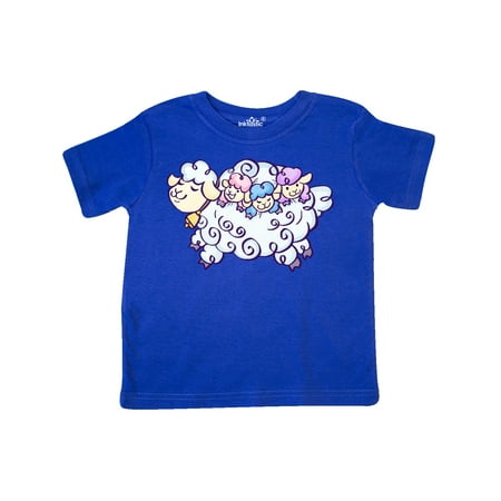 

Inktastic Fluffy Sheep Family Gift Toddler Boy or Toddler Girl T-Shirt