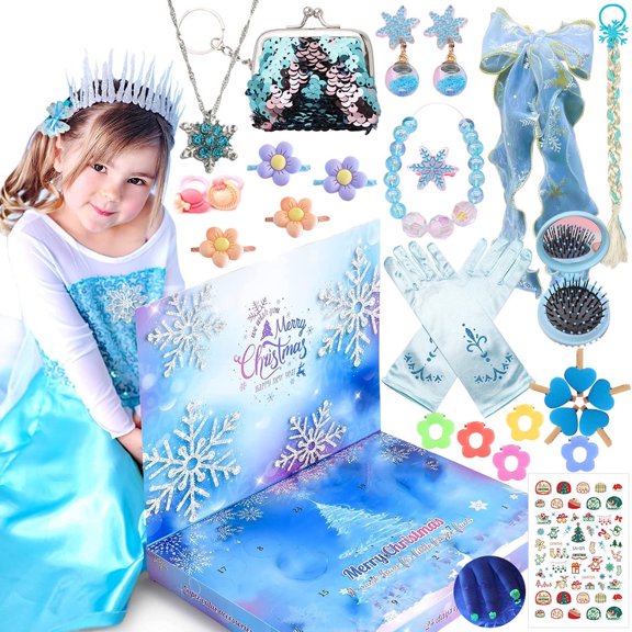 Christmas Gift Blind Box Advent Calendar 2023 Countdown Stress Relief Toys Ornaments Girls Toys Gifts for Boys and Girls