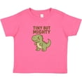 thumbnail image 3 of Inktastic Tiny but Mighty Dinosaur Cartoon Design Boys or Girls Baby T-Shirt, 3 of 5
