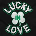 thumbnail image 2 of St Patrick's Day Lucky In Love Romper Boys or Girls Infant Baby Brisco Brands 24M, 2 of 6