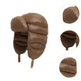 thumbnail image 6 of yotijay Winter Warm Hat for Men Warm Beanie Cap for Outdoor Sports Backpacking Skiing Brown, 6 of 9