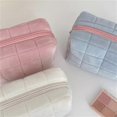 thumbnail image 4 of Small Cosmetic Bag Cute Makeup Bag Aesthetic Make Up Bag Purse Cosmetic Bag for Purse (white), 4 of 4
