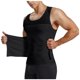 thumbnail image 1 of Fajas moldeadoras para hombre, corsé elástico alto, cintura sin mangas, cuello redondo, top para hombre, 1 of 3