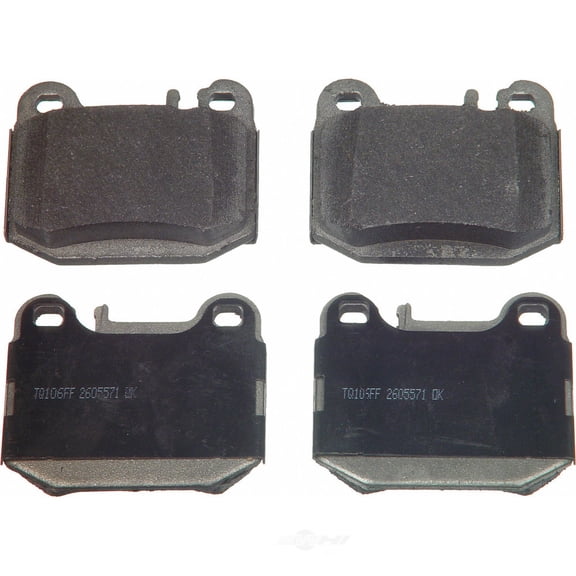 Wagner ThermoQuiet MX874 Semi-Metallic Disc Brake Pad Set Fits select: 2000-2005 MERCEDES-BENZ ML, 2005-2012 MASERATI QUATTROPORTE