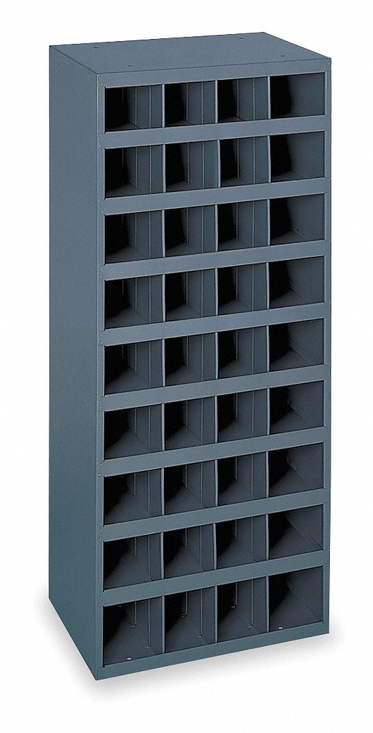 Durham Mfg 358-95 Prime Cold Rolled Steel Pigeonhole Bin Unit 12 In D X 42 In 