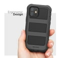 thumbnail image 4 of Encased Apple iPhone 12 Mini Case with Screen Protector (Falcon Armor) Protective Full Body Cover with Built-In Screen Protector - black, 4 of 6