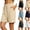 27# Khaki, variant on Shorts for Women Summer Drawstring Elastic Waist Casual Bermuda Shorts with Pockets Dressy Casual Lounge Tunic Clothes Gray S