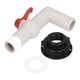 thumbnail image 1 of Conector De Manguera Para Tanques De Agua, Accesorios De Drenaje Adaptador De Grifo De Tanque IBC Para Combustible Para Aceite, 1 of 7