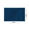 thumbnail image 2 of Tapete de baño Castelog Shaggy 40cm X 60cm azul marino T7707, 2 of 3