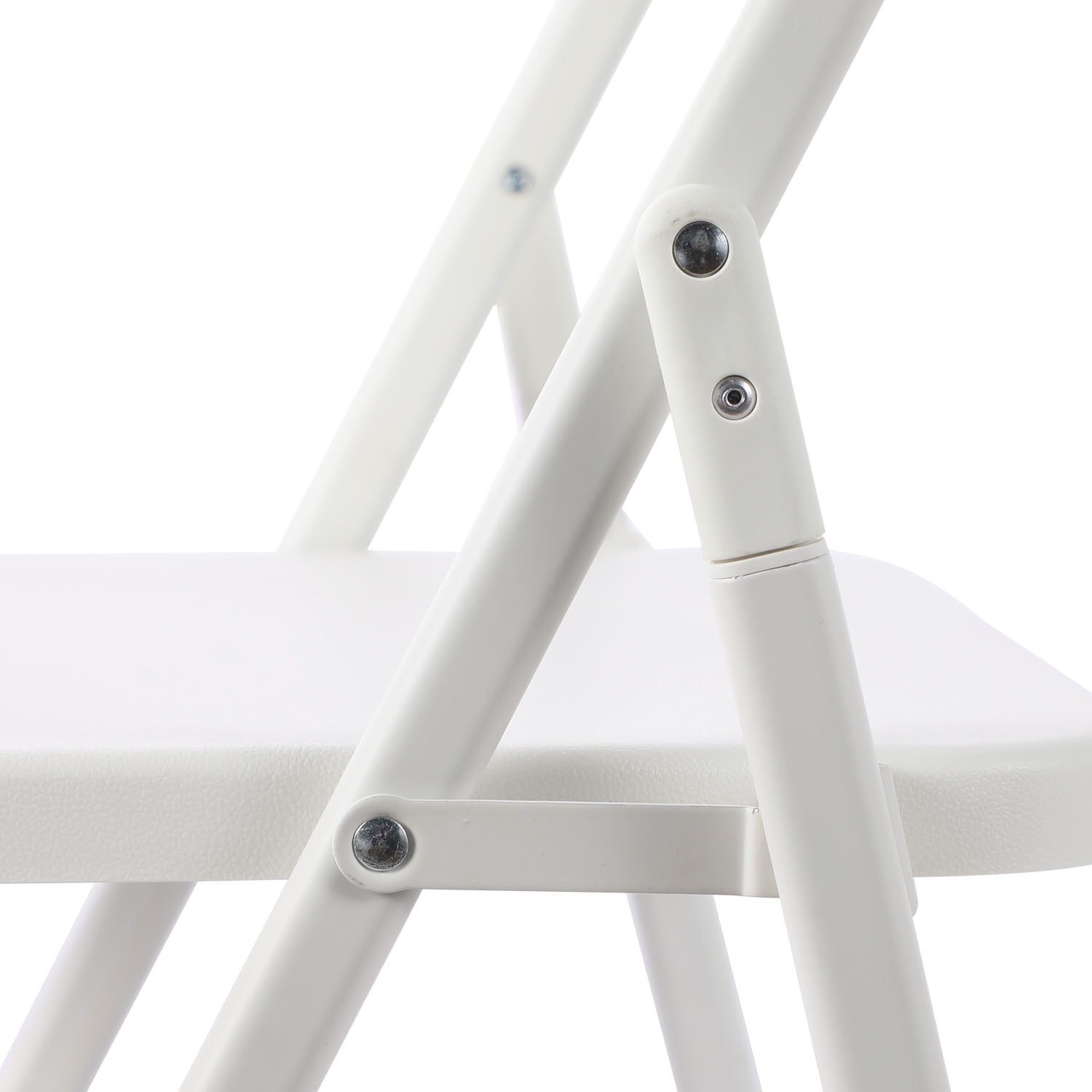 Mainstays Resin Light-Weight Folding Chairs, White (Set of 10)