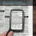 thumbnail image 4 of MagniPros Jumbo Size Magnifying Glass Wide Horizontal Lens(3X Magnification)- Shockproof Housing & Scratch Resistant Design W/Large Viewing Area Ideal for Reading Small Prints & Low Vision, 4 of 6