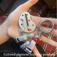 thumbnail image 3 of BQBQERT Stylish Palettes Keychain Fashionable Keyring Bag Pendant Portable and Easy to Attach for Fashion Bag Decoration, 3 of 11