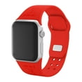 thumbnail image 3 of Red Raiders Engraved Silicone Unisex Watch Band for Apple Watch - 42/44/45/49mm(46mm Series 10/11) Red by Affinity Bands, 3 of 4
