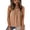 Khaki, variant on Pullover Tops for Women Scoop Neck 100% Cotton Tee Vacation Solid Color Gray Tunic Sleeveless Womens Blouses Lightweight S