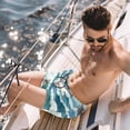 thumbnail image 2 of luoweisi Men's Beach Shorts Quick Dry Swim Trunks with Mesh Lining Seagull XL, 2 of 5