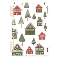 thumbnail image 7 of FORMRS 1-Subject Spiral Notebook 8" x 5" College Ruled 60 Refillable Sheet A5 Hard Cover, Green Christmas House, 7 of 7