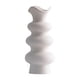 thumbnail image 1 of Jarrón de cerámica, jarrón decorativo, jarrón de flores secas, jarrón sencillo bohemio elegante, Blanco 21cm, 1 of 9