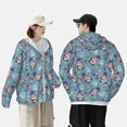thumbnail image 4 of Kdxio Independence With Gnome Print Women Men Sun Protection UPF 50+ Jackets Zip Up Long Sleeve Hoodie Hiking Lightweight with Pockets, 4 of 7