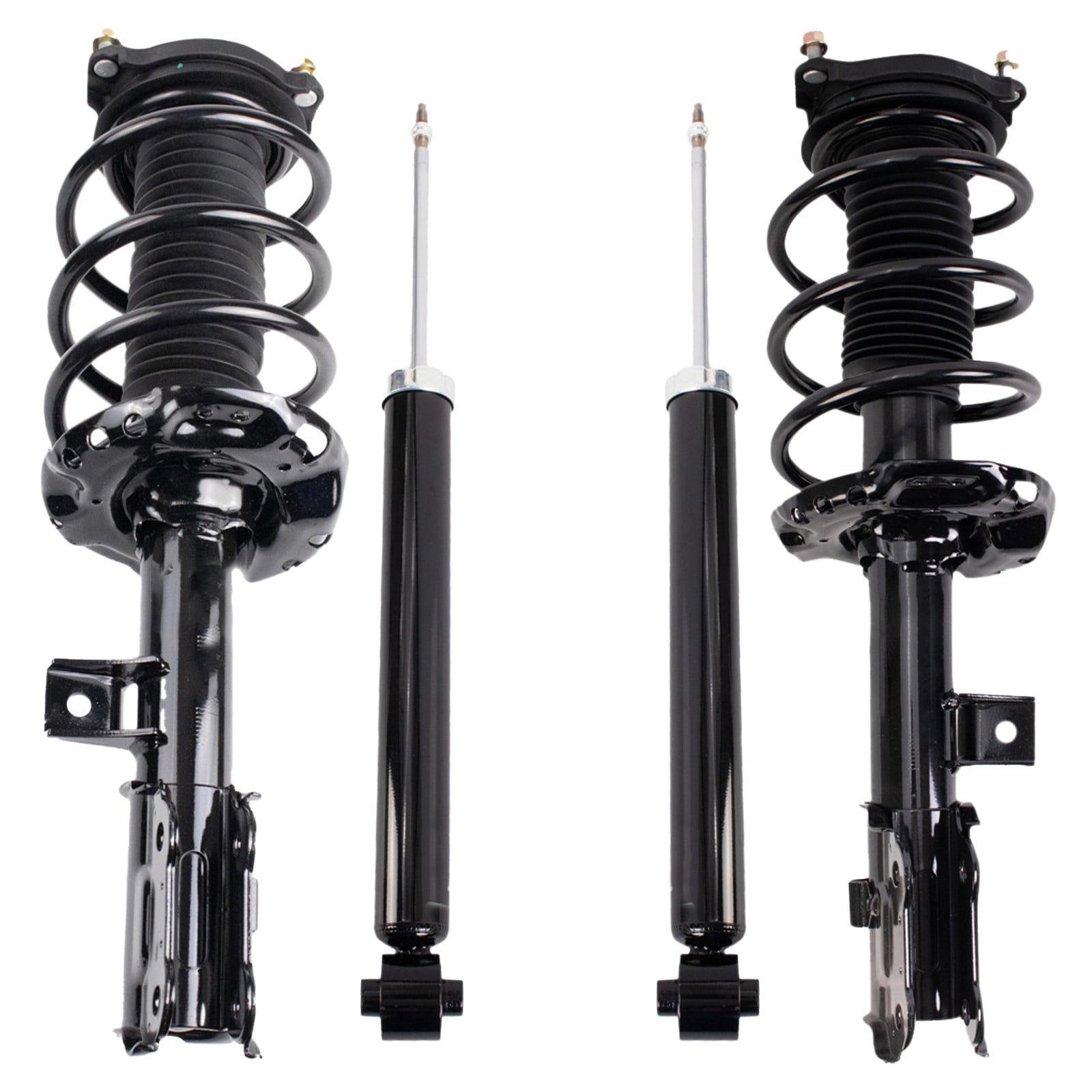 TRQ Front and Rear Complete Strut Assembly & Shock Absorber Kit Complete Strut & Coil Spring Assembly Fits 2016-2018 Hyundai Tucson 2017-2019 Kia Sportage