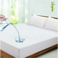 thumbnail image 1 of Stain Resistance For Easy To Clean, Queen Size Bamboo Fiber Mattress Protector With Comfortable Microfiber Surface, Fitted Sheet Style Deep Pocket Design Up To 30Cm, Waterproof, 1 of 5
