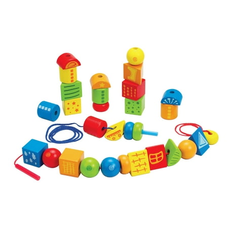 Hape String-Along Shapes Stacking Game, 32 Pieces
