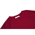 thumbnail image 6 of Arshiner Girls Shirts Lace Raglan Long Sleeves Crewneck Casual Soft Kids Blouse Tee Tops, 6 of 6