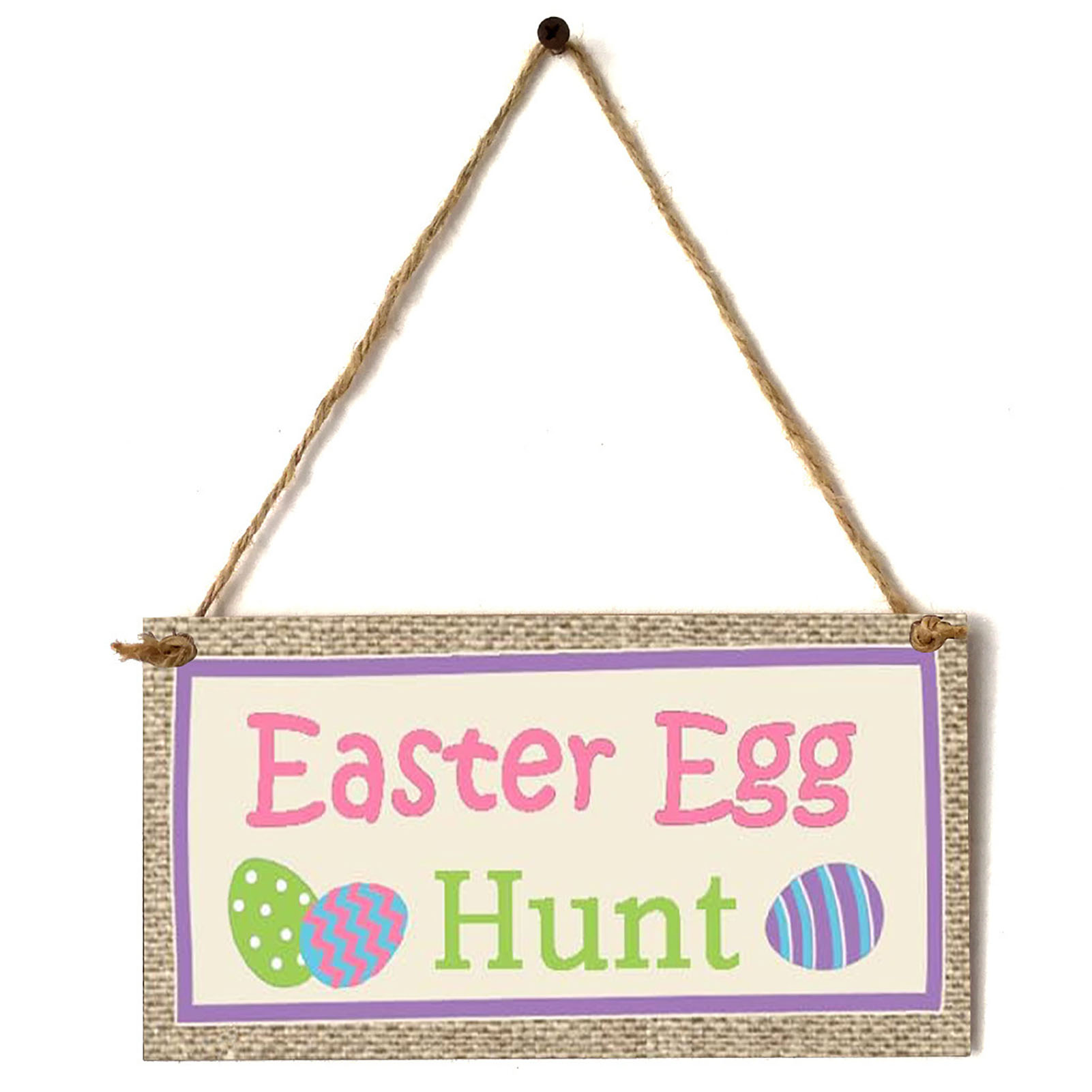 FaLX Decorative Easter Pendant with Lanyard Nice-looking Cartoon Rabbit ...