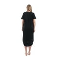 thumbnail image 6 of FEREMO Plus Size Nightgowns for Women V Neck Short Sleeve Nightshirts Sleepwear, 6 of 6