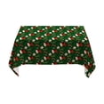 thumbnail image 2 of Christmas Table Cloth Christmas Tablecloths Rectangular – Christmas Decoration, Christmas Fabric Tablecloth Waterproof Velvet Spillproof Table Cover for Party Dining(green), 2 of 5
