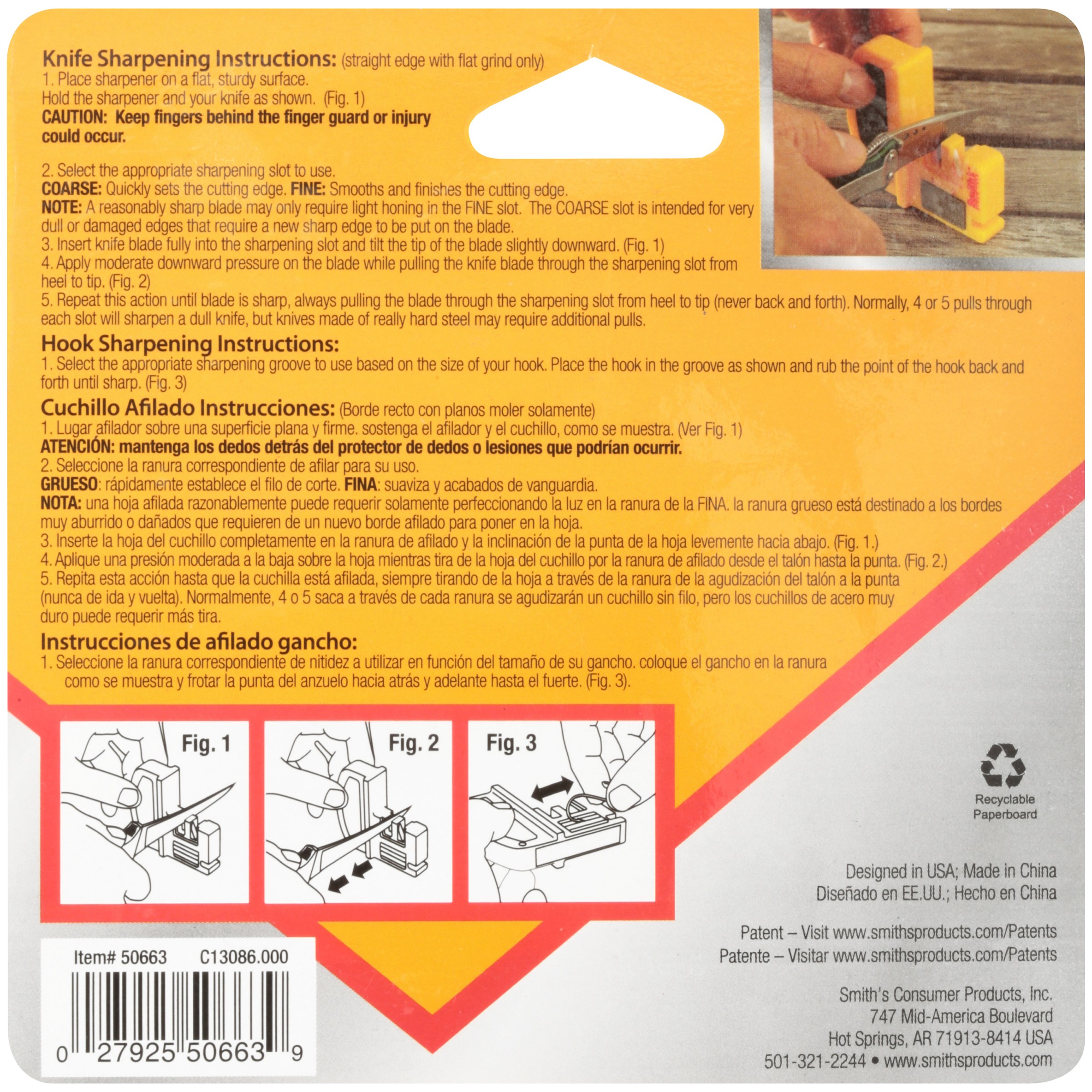 Smith's® Hunt & Fish Knife & Hook Sharpener