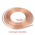 thumbnail image 4 of 2 Pack 25Ft Copper Nickel Brake Line Tubing Kit 3/16 Inch OD + 30Pcs Fitting Nuts, 4 of 10