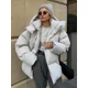 thumbnail image 3 of Parkas para mujer, invierno 2024, nuevo diseño, abrigo con capucha, chaqueta acolchada de algodón para mujer, tops, 3 of 5