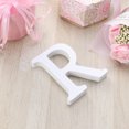 thumbnail image 4 of CIMAXIC Wedding Wood Letters R Decor Simple DIY Letter for Wedding Party Birthday Home Store (White, 8cm),2.36"X0.47"X3.15", 4 of 4