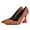 Camel, variant on Women Classic Pointed Closed Toe Dressy Pumps Transparent Chunky Block High Heel Slip On Office Ladies Casual Party Shoes Size 16 Camel