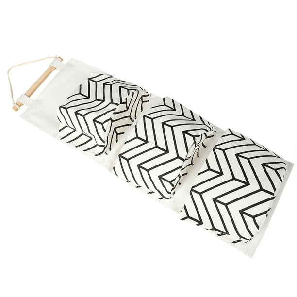 Organizador de almacenamiento colgante, bolsa colgante de 3 bolsillos, bolsa colgante de pared, bolsillos colgantes, máxima eficiencia