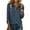 Royal Blue, variant on Womens Denim Collar Sweatshirts Button Up Long Sleeve Sweater Knit Denim Collar Cuffs Pullover Fall Warm Top