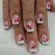 thumbnail image 1 of 24 Uds. De uñas postizas de cabeza cuadrada Simple con pegamento de gelatina, gradiente rosa y blanco, prensa francesa en uñas postizas, puntas de uñas cortas de cobertura completa, 1 of 5