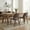Brown, variant on VKNOW Upholstered Dining Chairs with Solid Wood Frame, Padded Seat & Curved Back, Chenille Accent Chairs for Dining Room, Kitchen, Living Room, Green, Set of 4