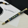 thumbnail image 2 of Xezo Xezo Maestro® Paua Abalone Sea Shell Fountain Pen (Extra Fine Nib) - 18K Gold Plated, 2 of 5
