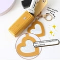 thumbnail image 5 of Portable Lipstick Holder Key Chain,PU Lipstick Bag Keychain with Heart Pendant Travel Makeup Storage Case Gift for Women Girls, 5 of 7