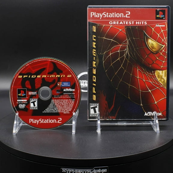 Restored Spider-Man 2 | Sony PlayStation 2 | PS2 | Greatest Hits (Refurbished)