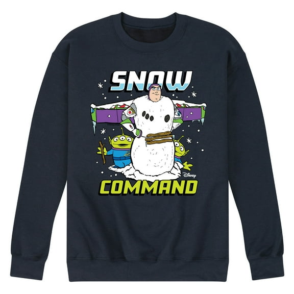 Toy Story - Snow Command - Men's Crew Neck Fleece Pullover
