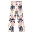 ZHANGS Art Nouveau Blush Tribal341 Women's Pajama Pants, Casual Lounge