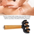 thumbnail image 4 of Rodillo de Masaje Portátil, Fácil de Operar de Madera Portátil de Masaje Inscordado de Masaje Relajando 3 Ruedas para Cuerpo Completo, 4 of 7