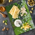 thumbnail image 5 of Floral Cutting Board, Tree with Blossoming Flourishing Petals Florets Spring Season Themed Print, Decorative Tempered Glass Cutting and Serving Board, Large Size, Fern Green Pale Pink, by Ambesonne, 5 of 5