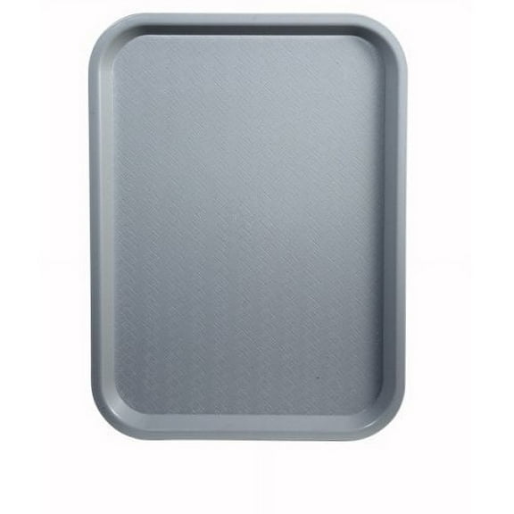Winco Fast Food Tray, 14 by 18-Inch, Gray, Set of 12