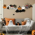 thumbnail image 6 of Xuniizn Happy Halloween Banner Indoor Bunting Halloween Banners for Halloween Party Decorations, Fireplace Wall Halloween Decorations for Home Indoor & Outdoor(Banner x8 + Hemp Rope x1), 6 of 7