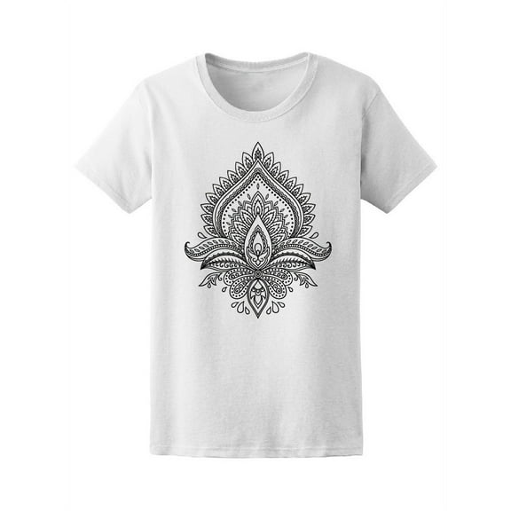 Beautiful Lotus Flower Mandala Tee Women's -Image by Shutterstock