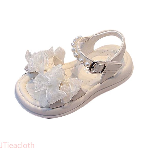 JTieacloth Girls Sandals For Everyday Wear Lightweight Breathable Casual School Outdoor Summer Spring Footwear For Kids Age 4 12 Summer Flat Sandals,Sizes 10 Little Kid(4-4.5 Years)