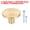 Gold, variant on Uxcell Cabinet Knobs Modern Round Drawer Pulls Zinc Alloy Furniture Handle for Closet Dresser Cupboard Kitchen Bedroom Bathroom 2 Brass